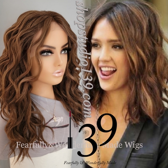 fearfully and Wonderfully made wigs Accessories - Sexy human hair lace front wavy bob